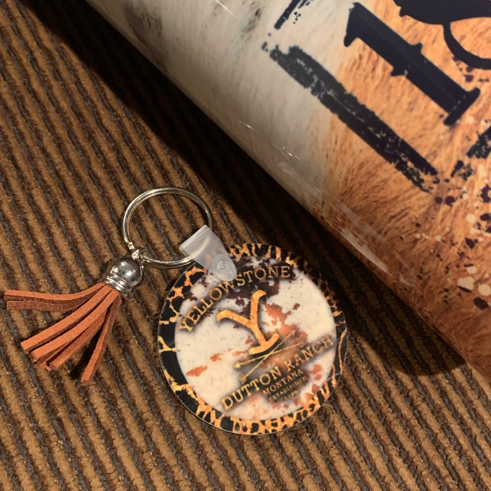 Yellowstone Key Chain NEW